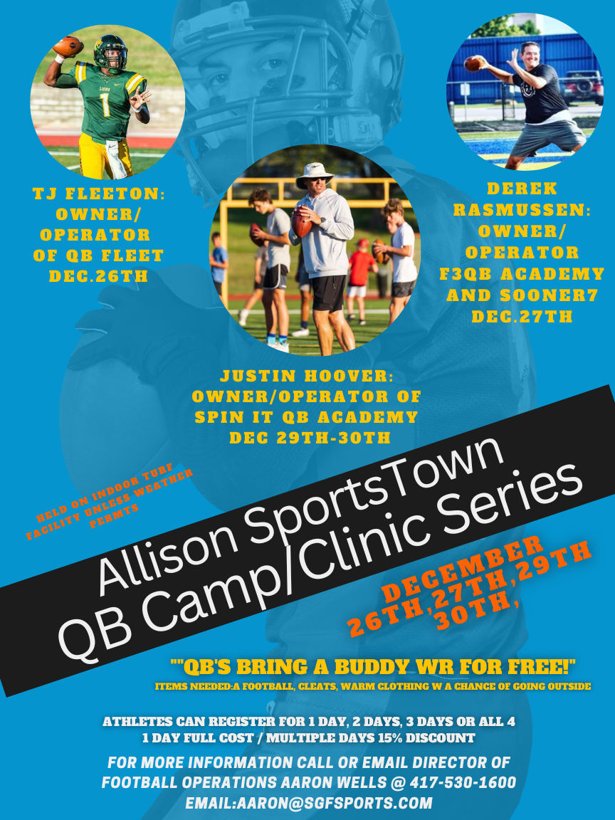 Football Camps - Betty & Bobby Allison Sports Town